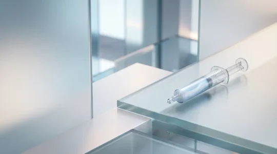 Concetto di bellezza e innovazione medica in Corea del Sud, atmosfera moderna e tecnologica
