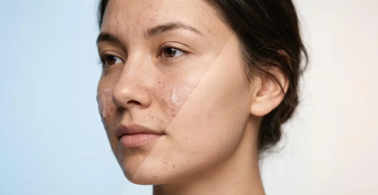 Trattamento peeling chimico professionale per cicatrici da acne con risultati di rigenerazione cutanea