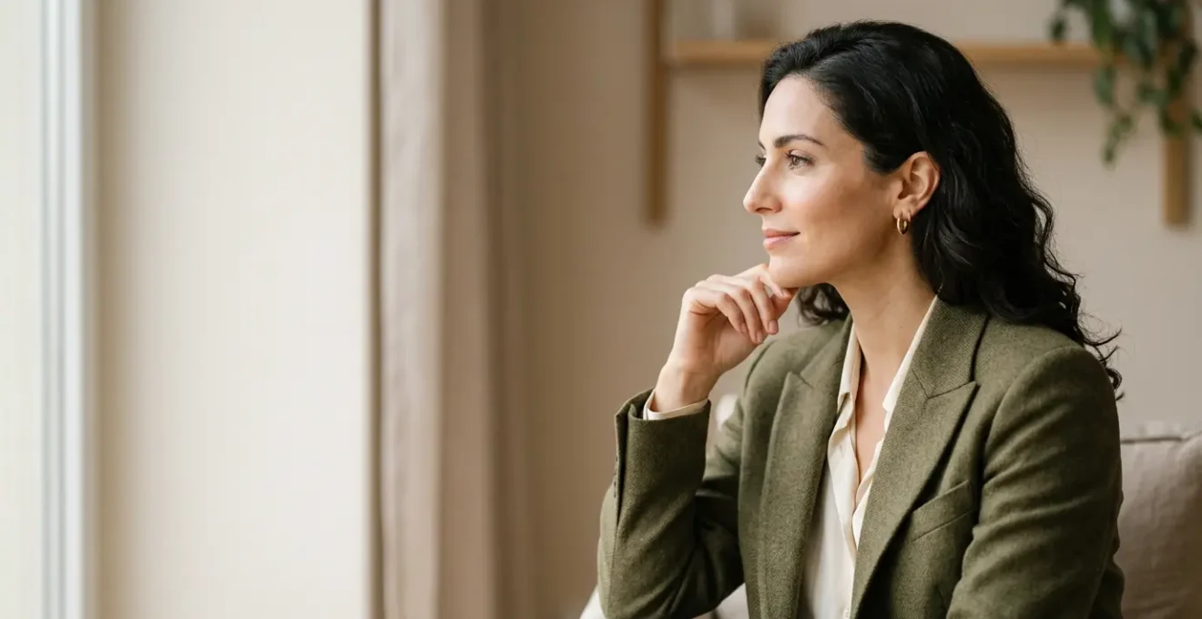 Profilo elegante di una donna che mostra armonia facciale naturale dopo un percorso di trasformazione estetica