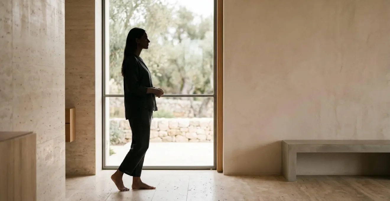 Studio visivo dell'equilibrio tra le proporzioni del profilo attraverso forme geometriche organiche