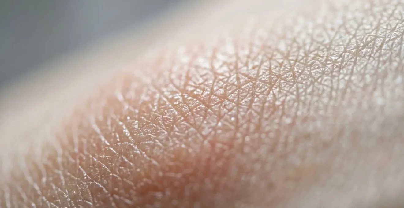 Rappresentazione visiva della penetrazione profonda delle vitamine nel derma attraverso iniezione medica